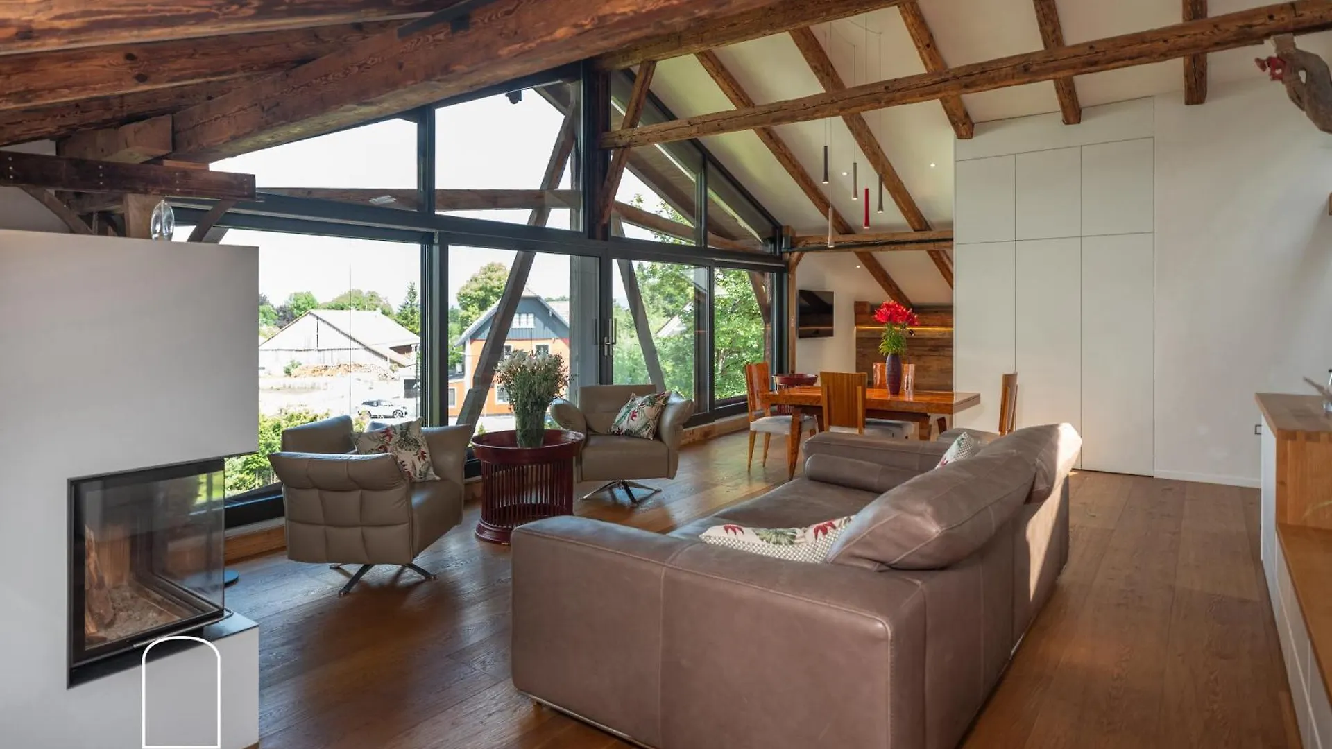 5 Sterne Penthouse-Loft Gut Stohrerhof Bis 4 Personen Apartamento Dießen am Ammersee